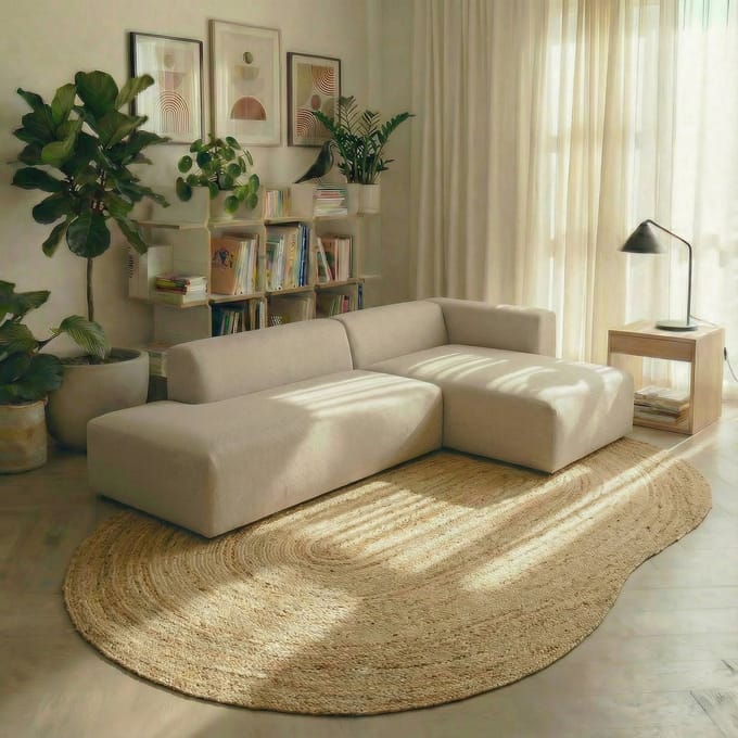 Organisch Jute Vloerkleed limited edition 140 x 200cm Mrcarpet