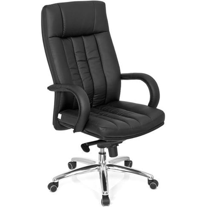 hjh office XXL FG 300 - Bureaustoel - Zware belasting - Kunstleder - Zwart