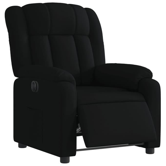 vidaXL - Fauteuil - verstelbaar - elektrisch - stof - zwart
