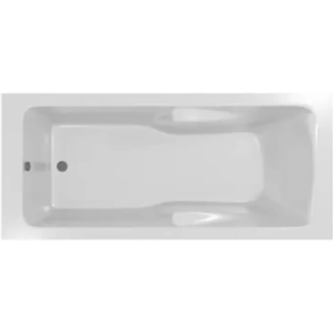 Allibert Ligbad Dual - Acryl - 170x75cm - Wit
