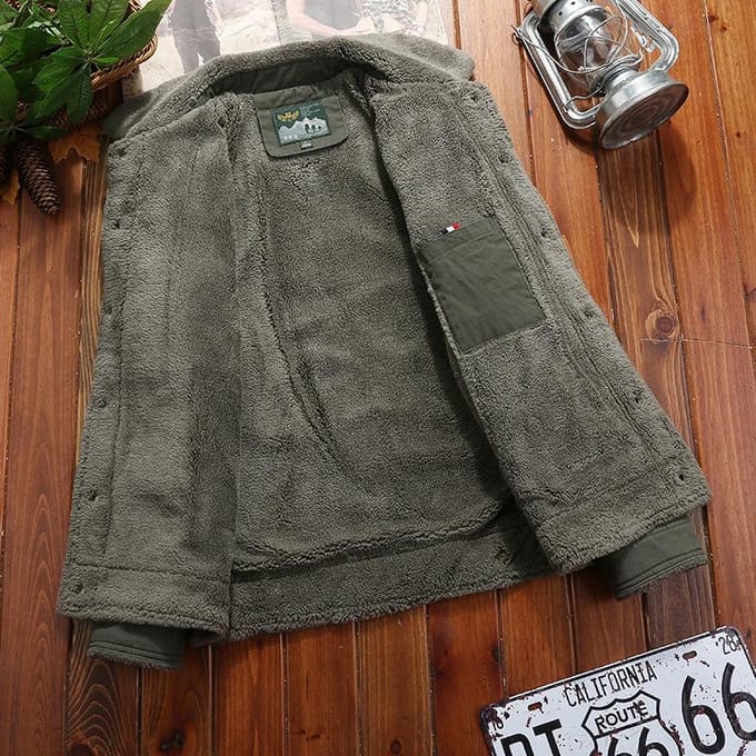 Veste matelassée chaude à revers en velours épais pour homme, veste décontractée pour jeune, veste rembourrée 6XL brown
