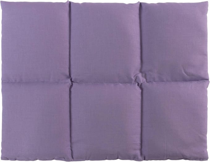Warmtekussen 40 x 30 cm, 6-kamer, lila, voor magnetron en oven