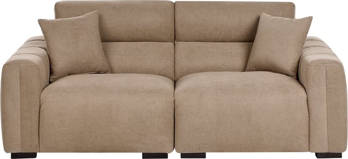 FAUSKAN - Driezitsbank - Lichtbruin - Polyester