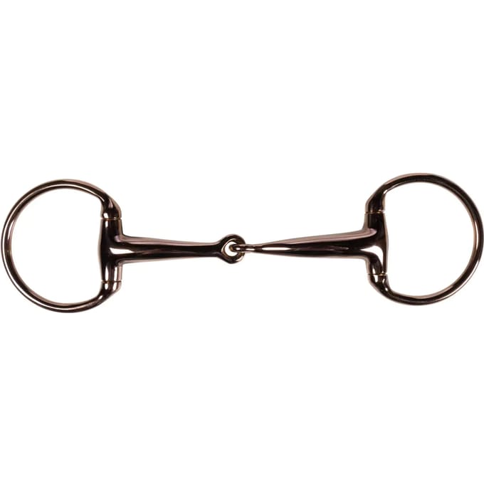 Olijfbit voor paarden HKM Rosegold 16 mm