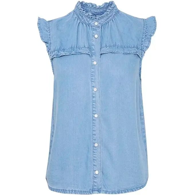 Jeansblouse voor dames Pulz Jeans Beverly