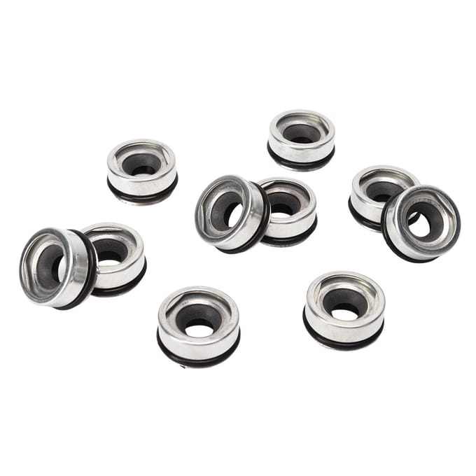 10 STuks AC Compressor Asafdichting Kit Rubberen AC Compressor Oliekeerring Geschikt voor 507 AC Compressor white
