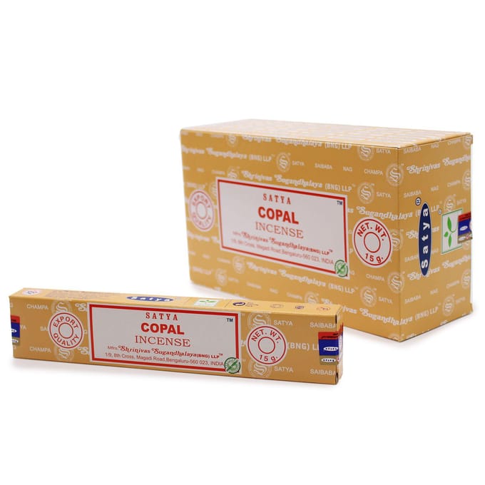 Satya - copal - wierook - doos 12 stuks 15 gram