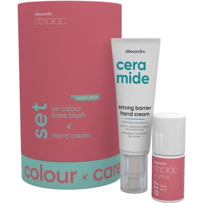 Alessandro Striplac UV Colour & Care Set Blush Barrier Nagelsets Dames