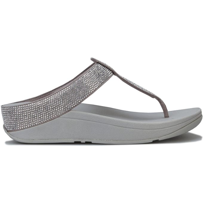 Fit Flop Dames/Dames Isabelle teensandalen (Zilver)