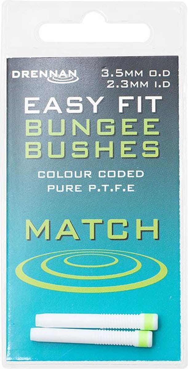 Drennan Easy Fit Bungee Bushes Match (2 pcs) - Maat : 2.3mm