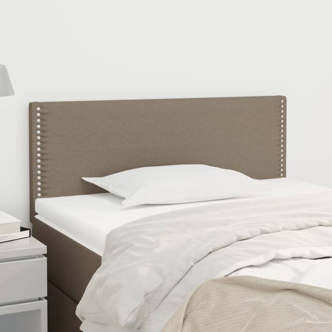 vidaXL Hoofdbord 90x5x78/88 cm stof taupe