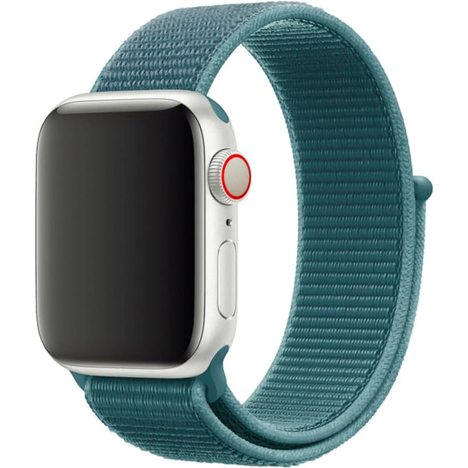 2+1 | Apple Watch Bandje - Geweven - Nylon - Dennengroen