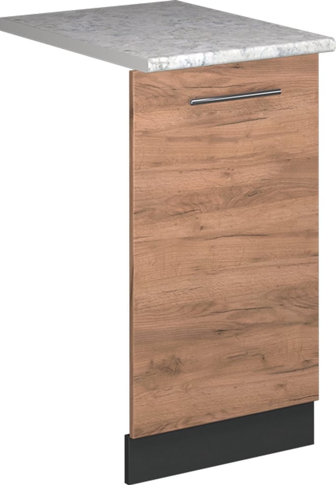 Vicco Fame-Line Vaatwasserfrontpaneel – 45 cm, WB Marmer Krachtige eik goud