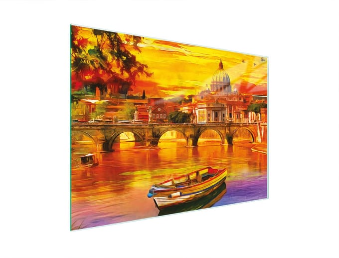 TMK ArtDeko - Snijplank - 30x22 cm - Glas - UV-print - Antislip