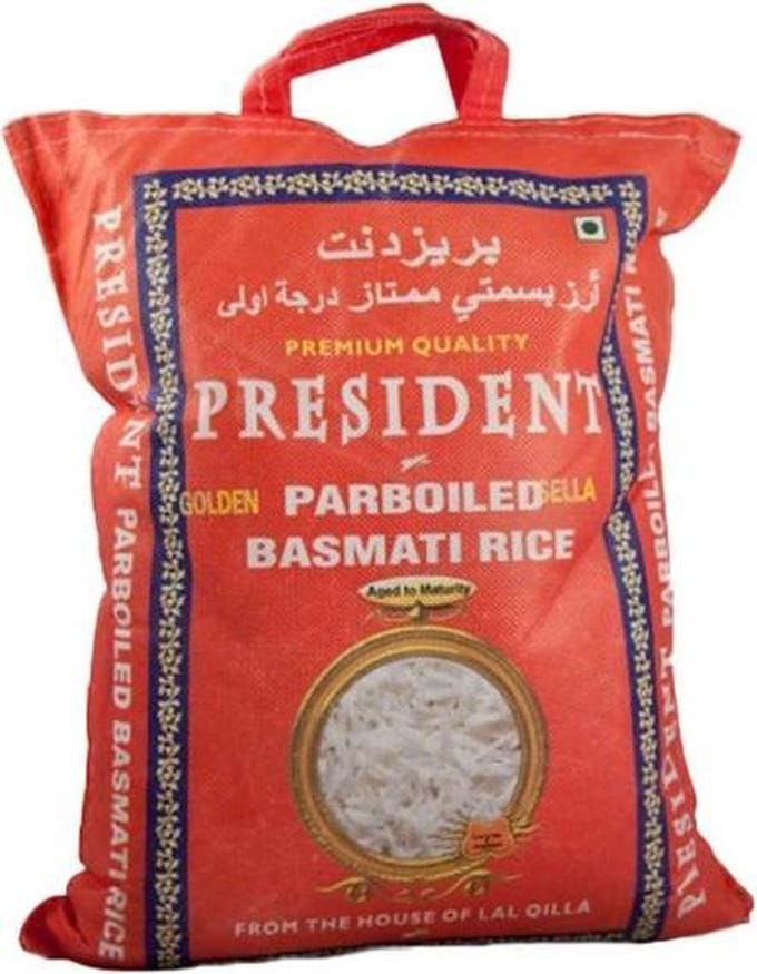 Président Golden Sella Basmati rijst parboiled - 5 kg