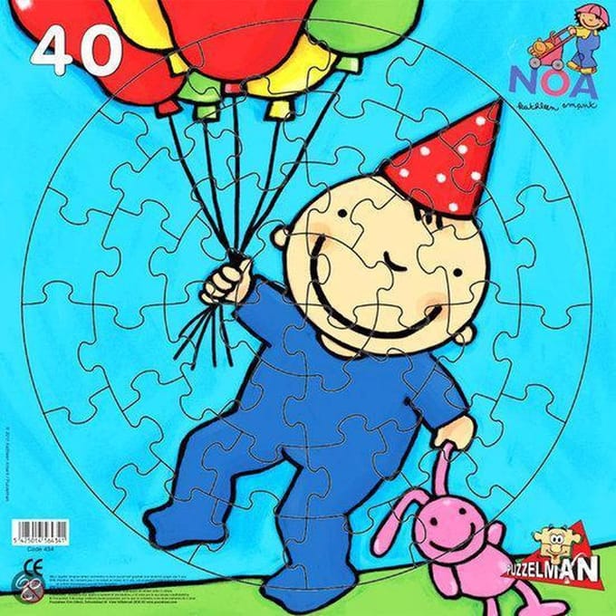 Kathleen Amant Noa Ballon -  framepuzzel  - 40 Stukjes
