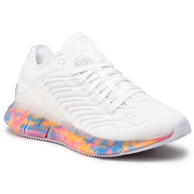 Reebok Zig Kinetica Lace-Up Wit Synthetisch Heren Trainers FW5288