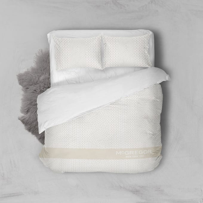 Dekbedovertrek McGregor - Katoen - Roosevelt - Off White