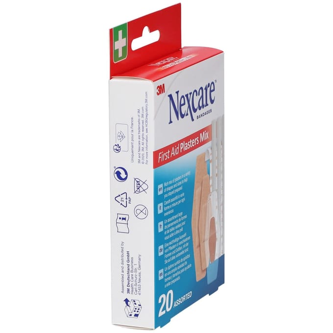 Nexcare First Aid Plasters Mix 20