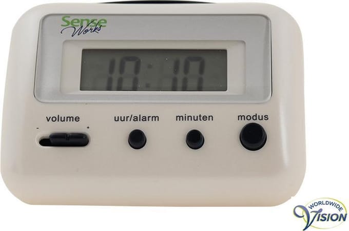 Sprekende wekker alarmklok SenseWorks