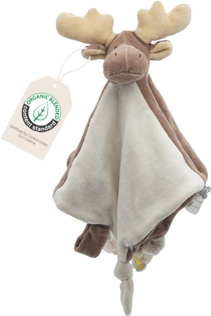 Cute since 1999 - Biologisch Knuffeldoekje - Brian de Rendier - Doudou - 30 x 30 cm