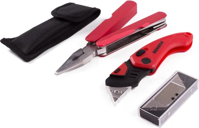 Hofftech Mulitool Multi - Tool Met Stanleymes en reservemesjes