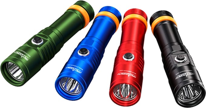 OrcaTorch D710 duiklamp met 2de accu