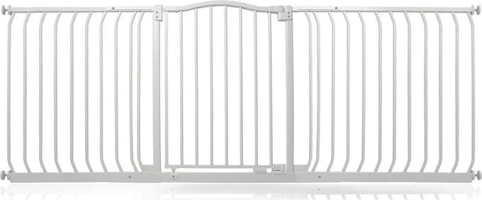 Safetots Klemhekje met Gebogen Bovenkant, 188cm - 197cm, Mat Wit