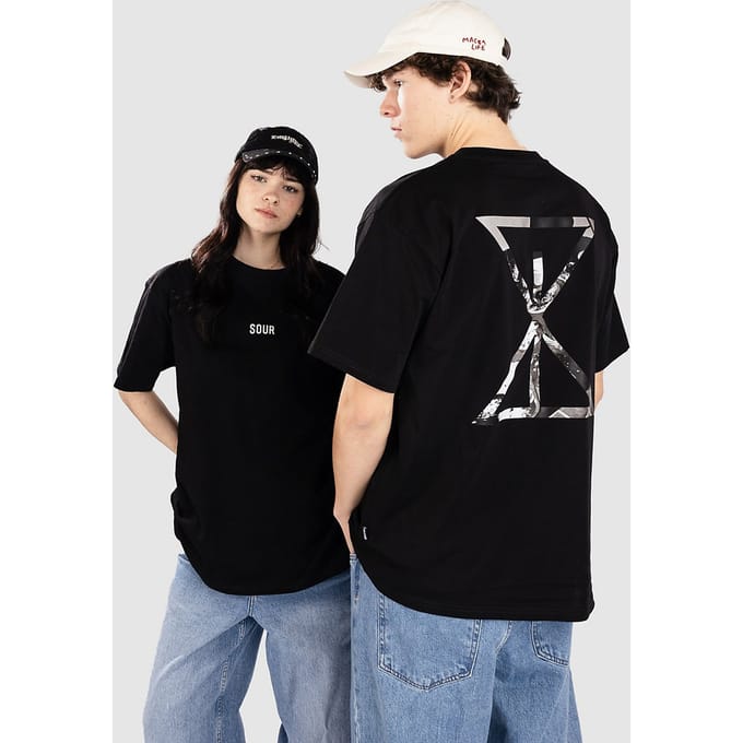 Sour Solution Hourglass T-Shirt zwart