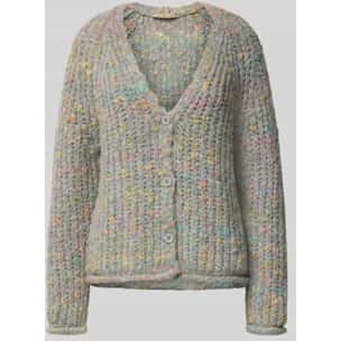 regular fit gebreid jack met wol