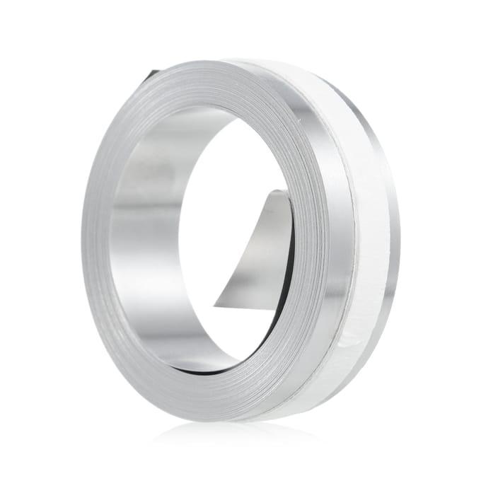 Staal 3D Handmatige Embossing Tape Niet-klevend Metalen Labelmaker Navulling Compatibel met DYMO Labels 1 white
