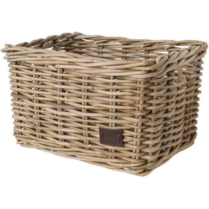 Fastrider Zeno Rotan Fietsmand - Naturel - 17L - Handgemaakt