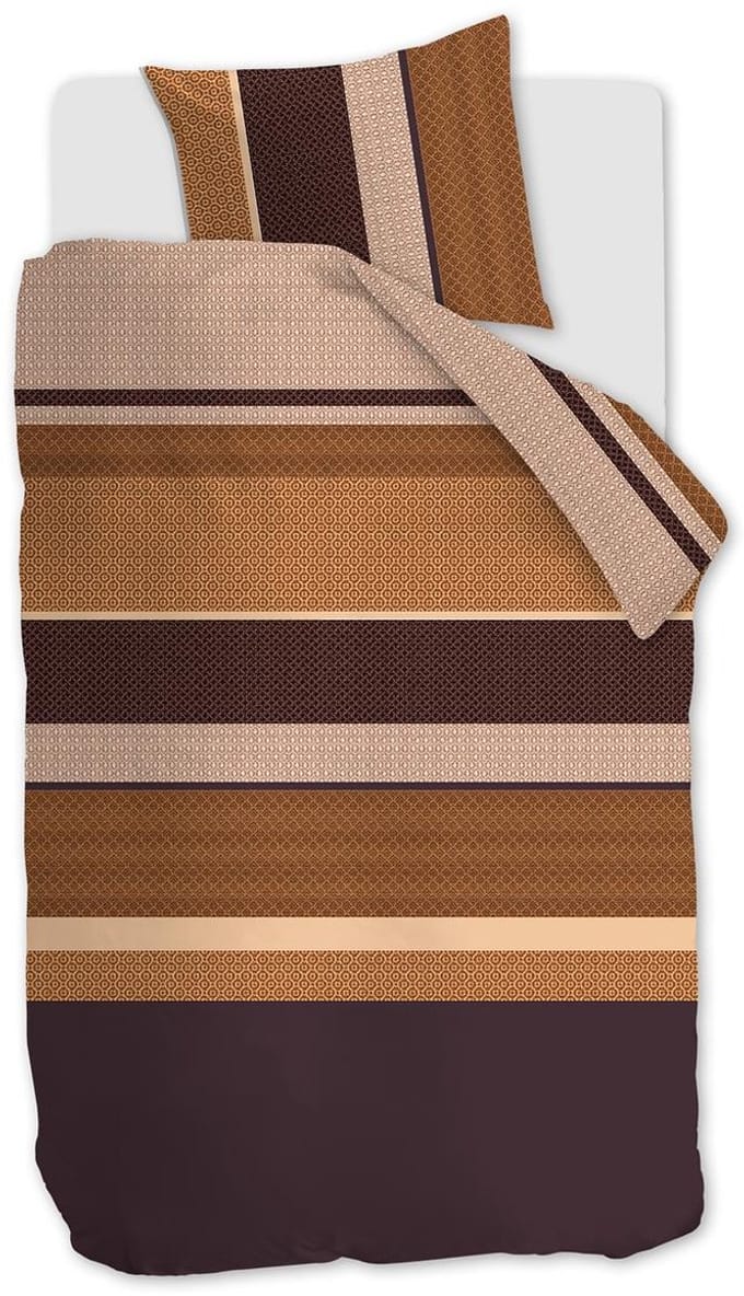 Beddinghouse Marli dekbedovertrek - Eenpersoons - 140x200/220 cm - Goud