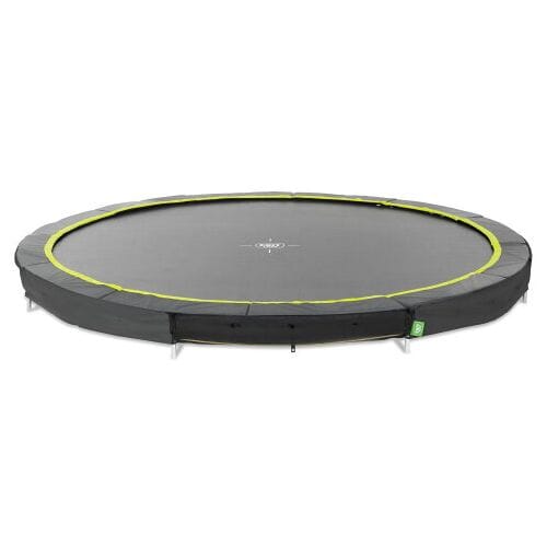 EXIT Silhouette Sporttrampoline ø366cm - Inground - Ingraaftrampoline - Rond - Voor Kinderen - Zwart