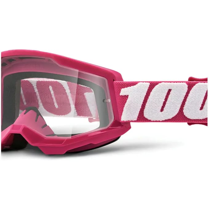 Motorfiets kruis masker duidelijk scherm 100% Strata 2 Fletcher