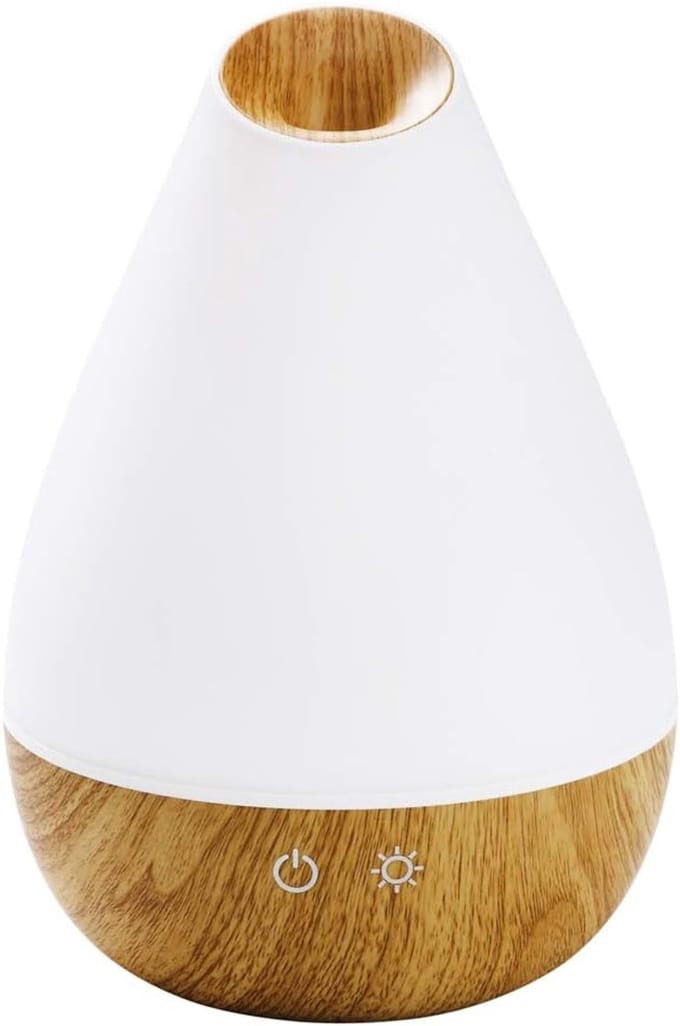 Aroma Diffuser - Luchtverfrisser - Geur Verspreiden - Stille Werking - 1.3L Tank - Houtkleurig
