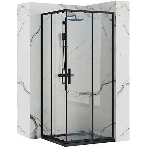 Douchecabine Rea Punto 80X80 Black