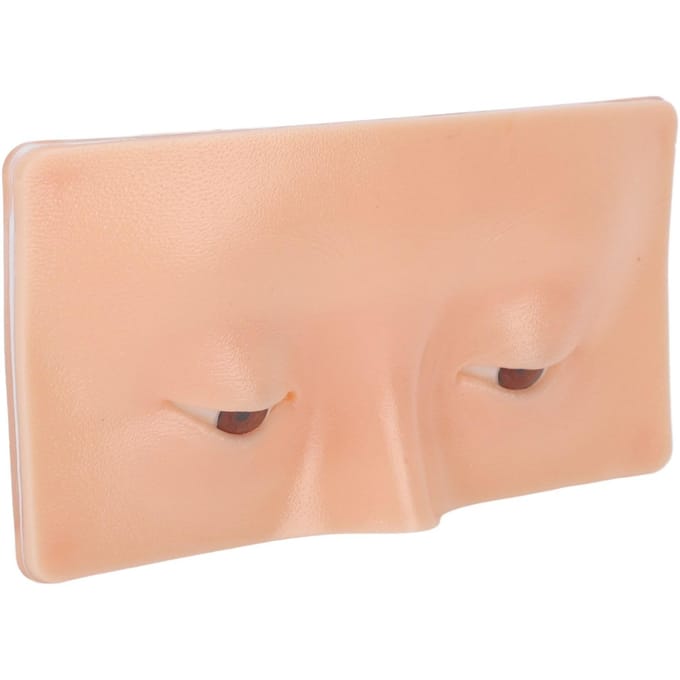 Make-up Oefenbord Wenkbrauwen Stick Wimper Professioneel Nep Oefenhuid Masker voor Beginner white