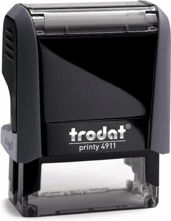 Trodat Printy 4911 Tekststempel rood CHECKED