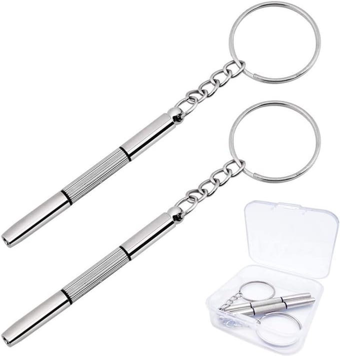 Mini Schroevendraaier Set - 3-in-1 Sleutelhanger Reparatie Tool
