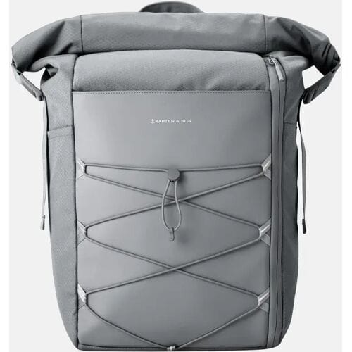 Kapten & Son Yoho rugzak 16 inch stone grey
