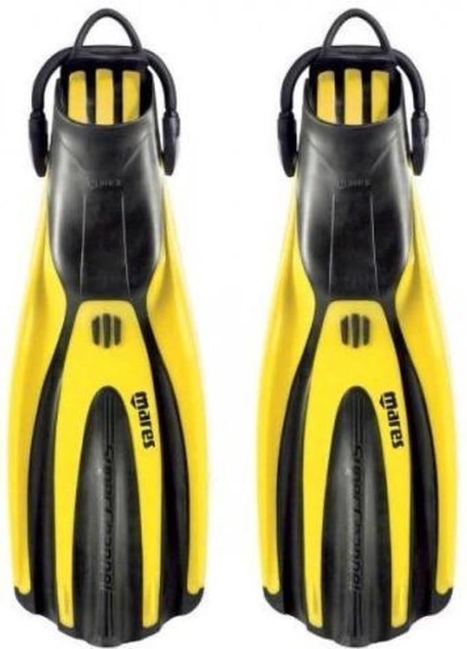 Mares Avanti Superchannel Bungee Geel Regular 41-44