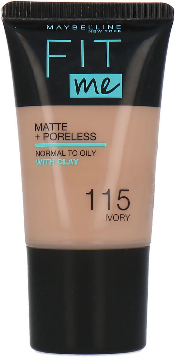 Maybelline Fit Me Matte + Poreless Foundation - 115 Ivory - 18 ml