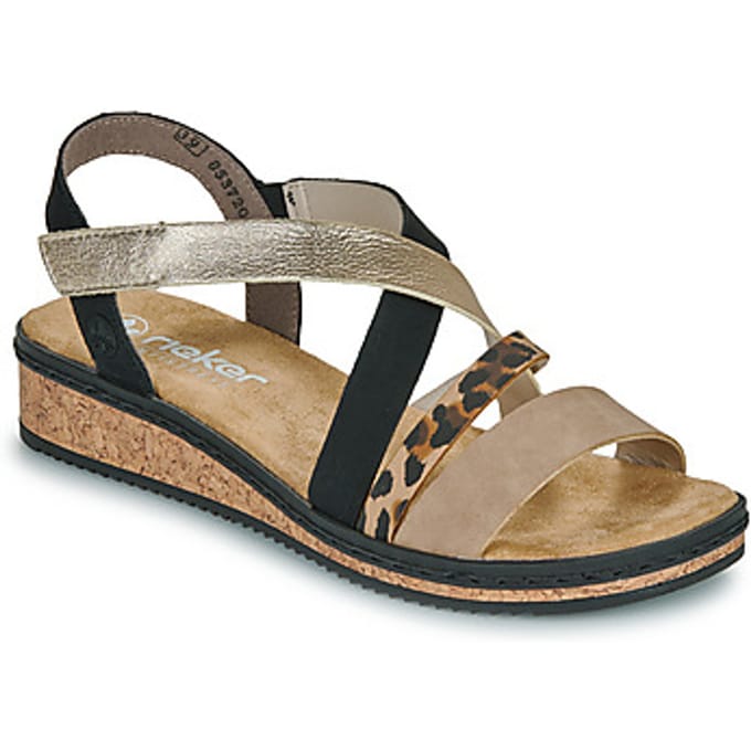 Rieker Sandalen zwart Synthetisch - Maat 39