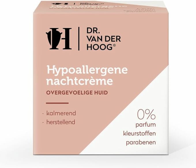 Dr. van der Hoog Hypoallergene Nachtcrème - 50 ml
