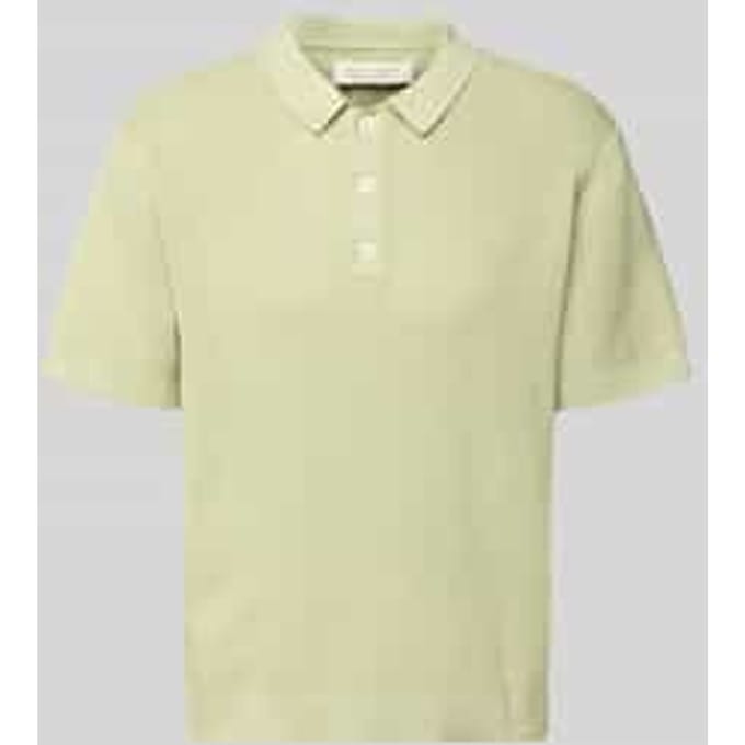 regular fit poloshirt met labeldetail model 'ISAKSSON'