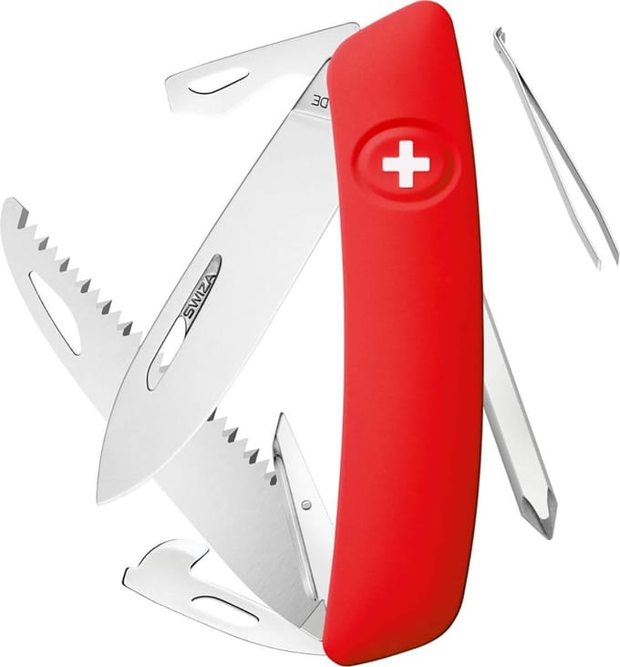 Swiza D06 Zakmes - Rood (Red) - Boxverpakking