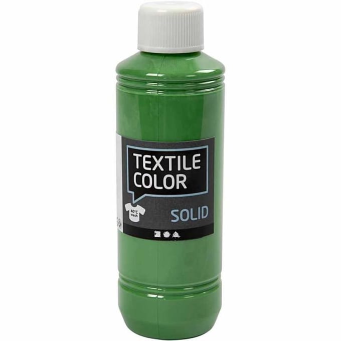 Textil Solid, brilliant groen, dekkend, 250 ml