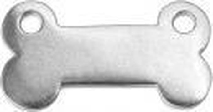 Tinnen Hangers, Hondenbot, 22 x 18 mm, ImpressArt