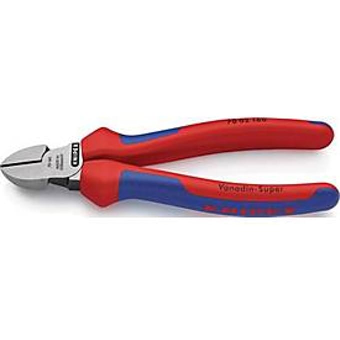 Zijsnijders L.125mm kop pol.multi-comp. hulzen max.1,5mm KNIPEX